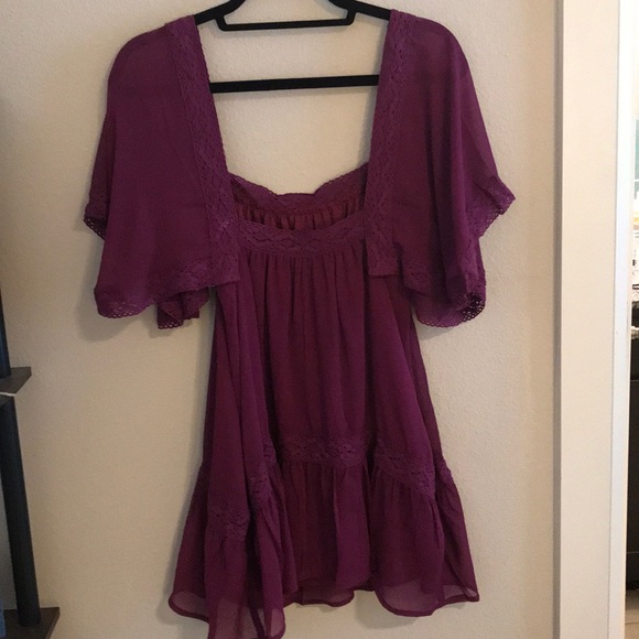 Tobi purple/pink tunic top - Picture 2 of 2